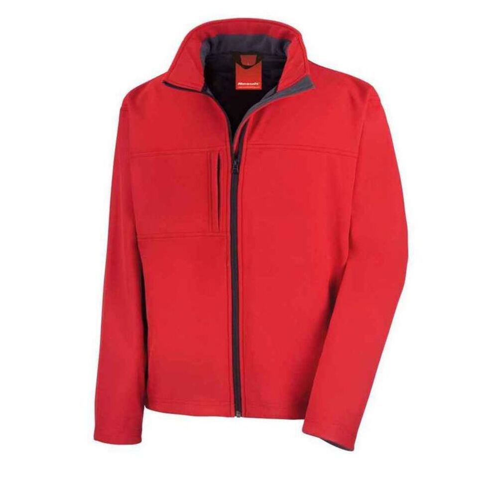 Result Mens Classic Soft Shell Jacket / Red